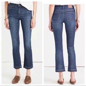MADEWELL • cali demi boot release hem crops
